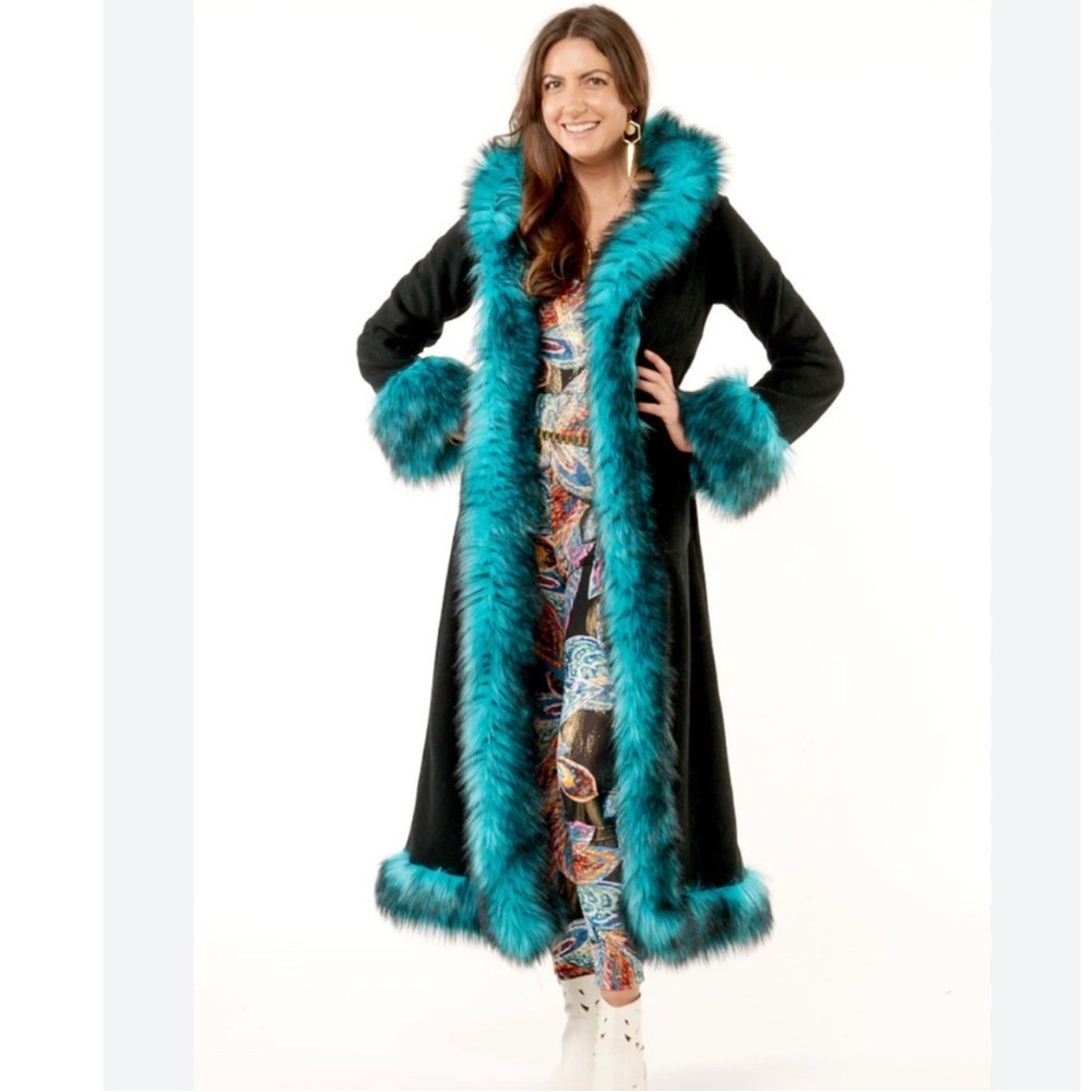 Faux Fur Trim Coat